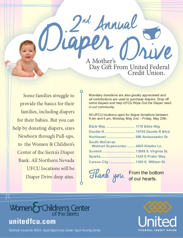 template n letter Flyer Drive Diaper 0309161A