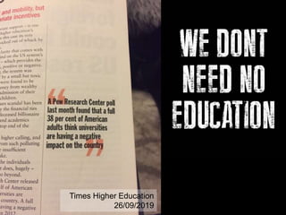 Times Higher Education
26/09/2019
 