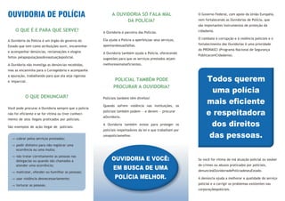 SOBRE A OUVIDORIA DE POLÍCIA