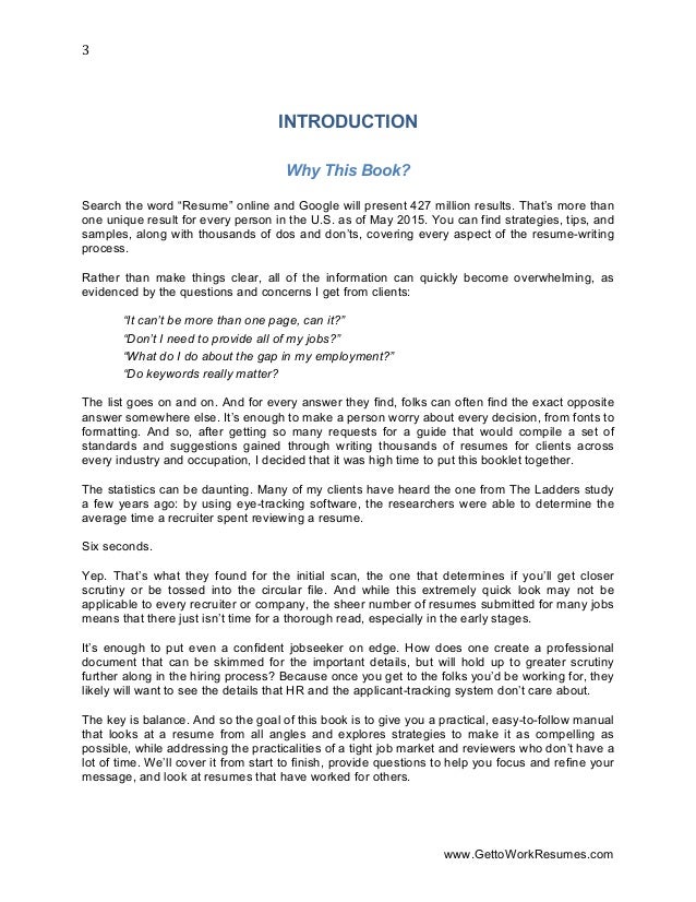 how do resumes
