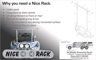 Nice Rack Flyer Six Wheeler PRINT 2 280mmx 175mm - Dec 2014