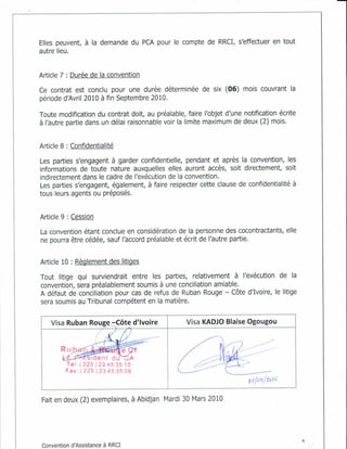 Contrat consultance RRCI