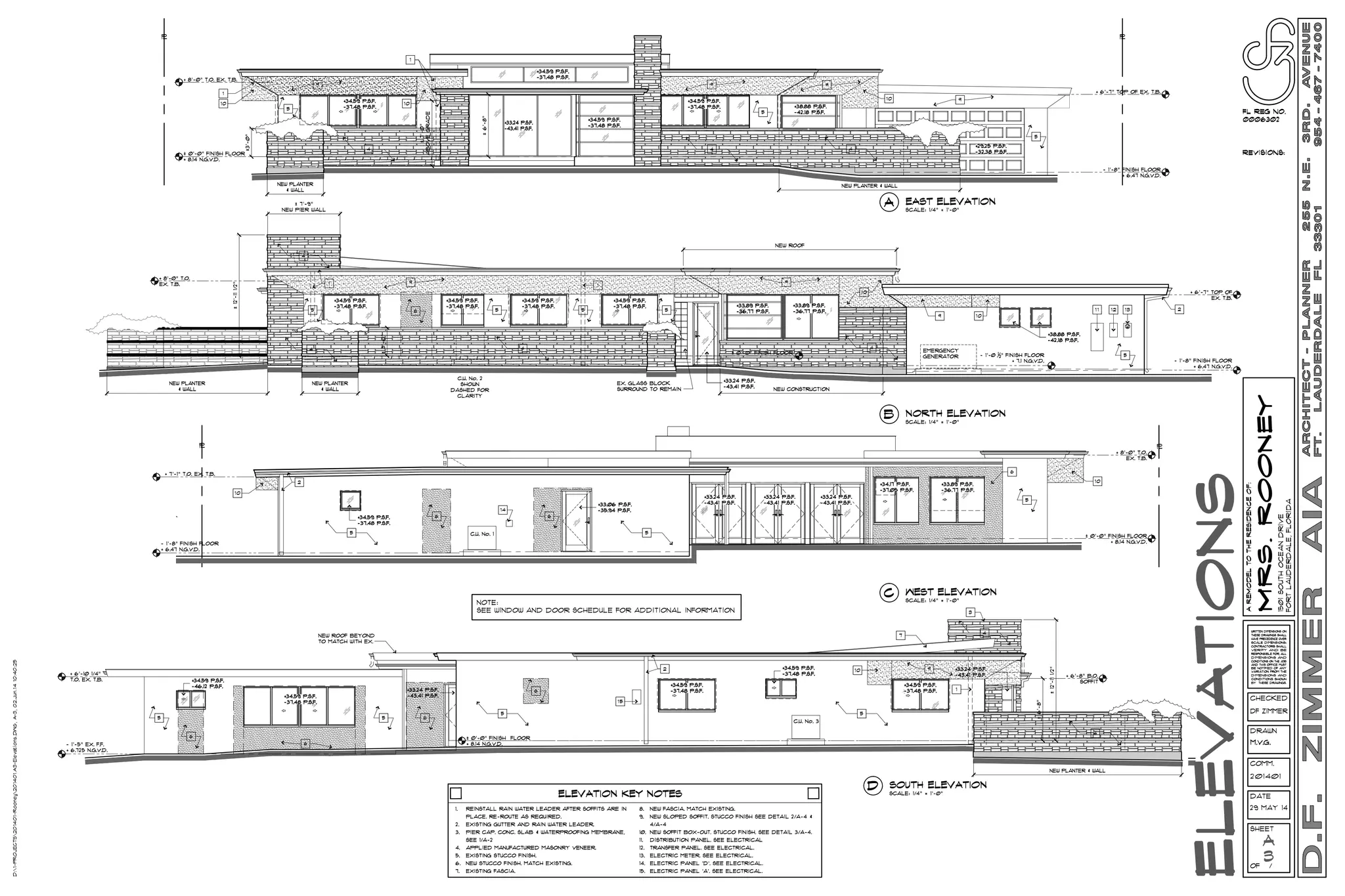 Elevation Key Example 09-Rooney-Elevations | PDF