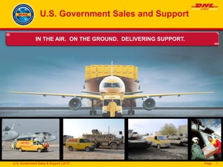 PageU.S. Government Sales & Support | 2015
IN THE AIR. ON THE GROUND. DELIVERING SUPPORT.
U.S. Government Sales and Support
1
 