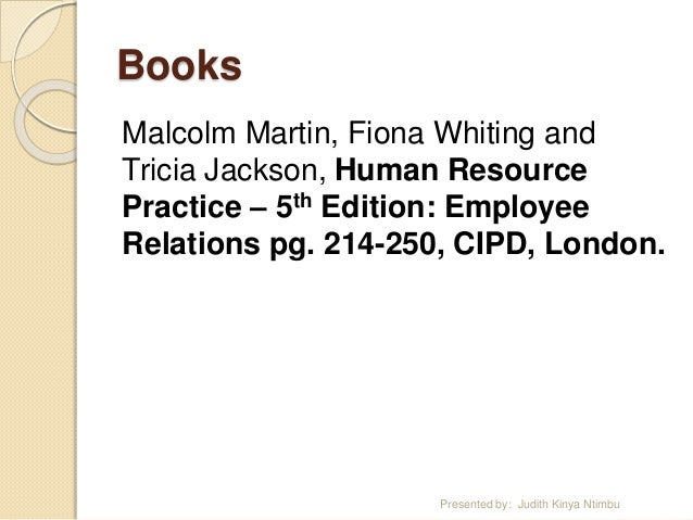 CIPD the Professional Body for Human Resources and People Development