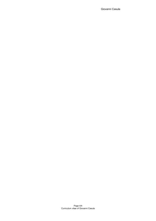 Page 4/4
Curriculum vitae of Giovanni Casula
Giovanni Casula
 