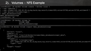 Anton ElsAnton Els @aelsnz
2). Volumes – NFS Example
56
 