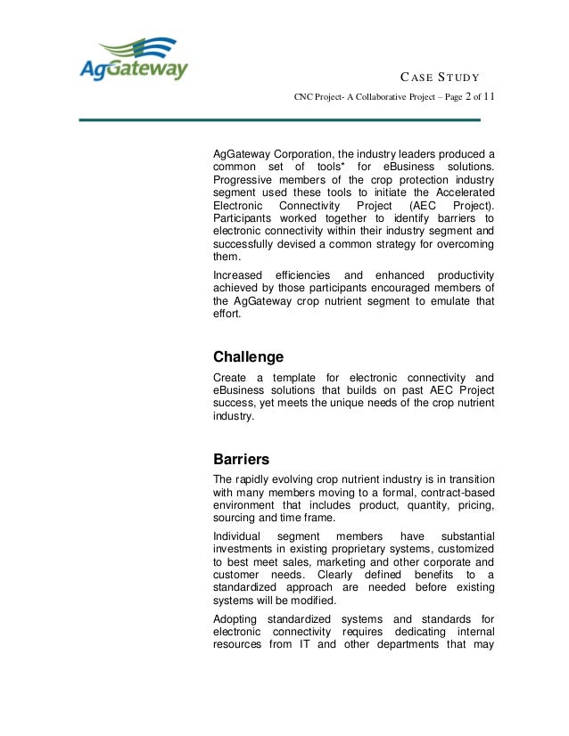 Cnc case study picture