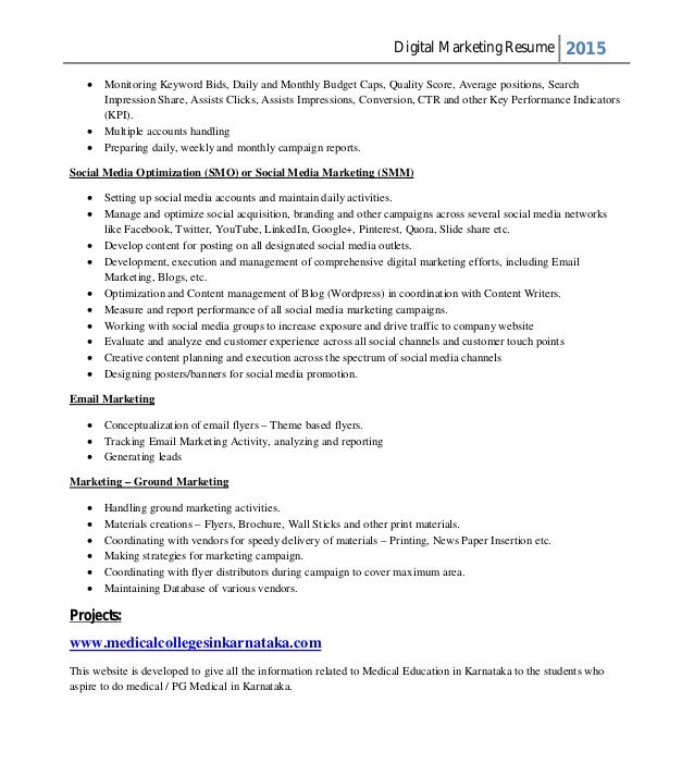 keywords for marketing resumes april onthemarch co