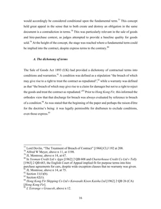 Fundamental Breach of Contract - A Post Mortem | PDF