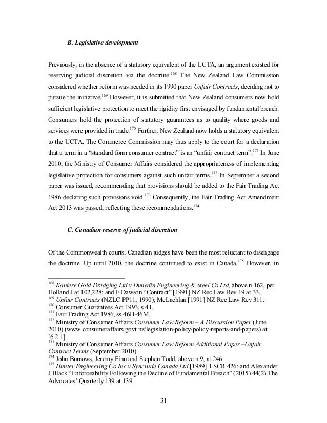 Contract law breach essay
