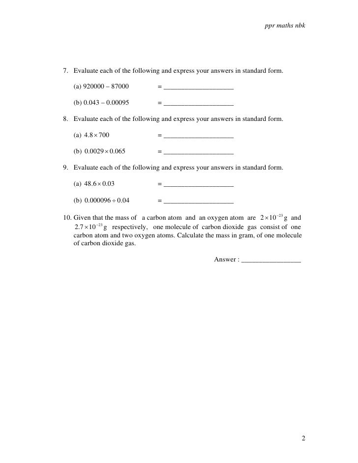 f4 01 standard form standard form of carbon