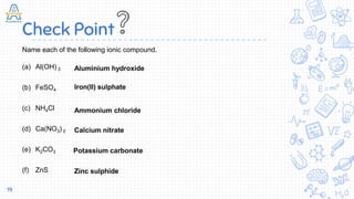 Form 4 Chemistry Chapter 3 Chemical Formula and Equation | PPT