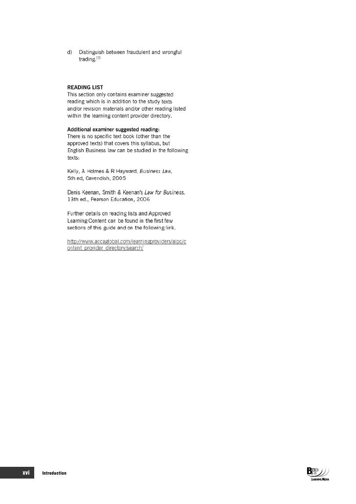 F4 Corporate And Business Law Study Text Bpp 2011 -