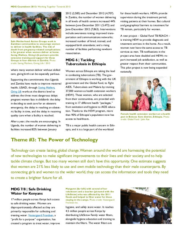 8 millennium development goals image