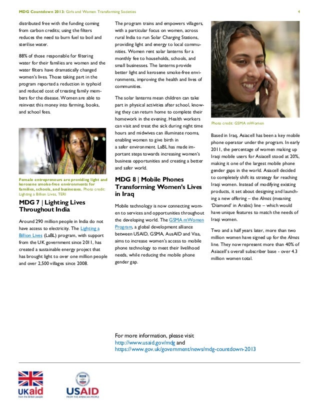 Millennium development goals success or failure picture