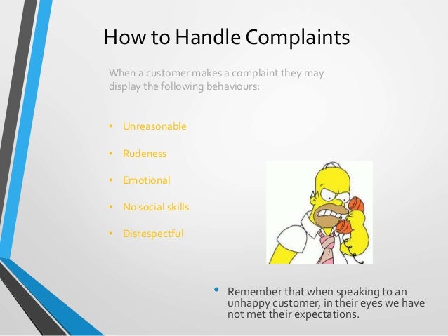 complaint handling training ppt Complaint handling training presentation.