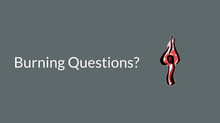 Burning Questions?
 