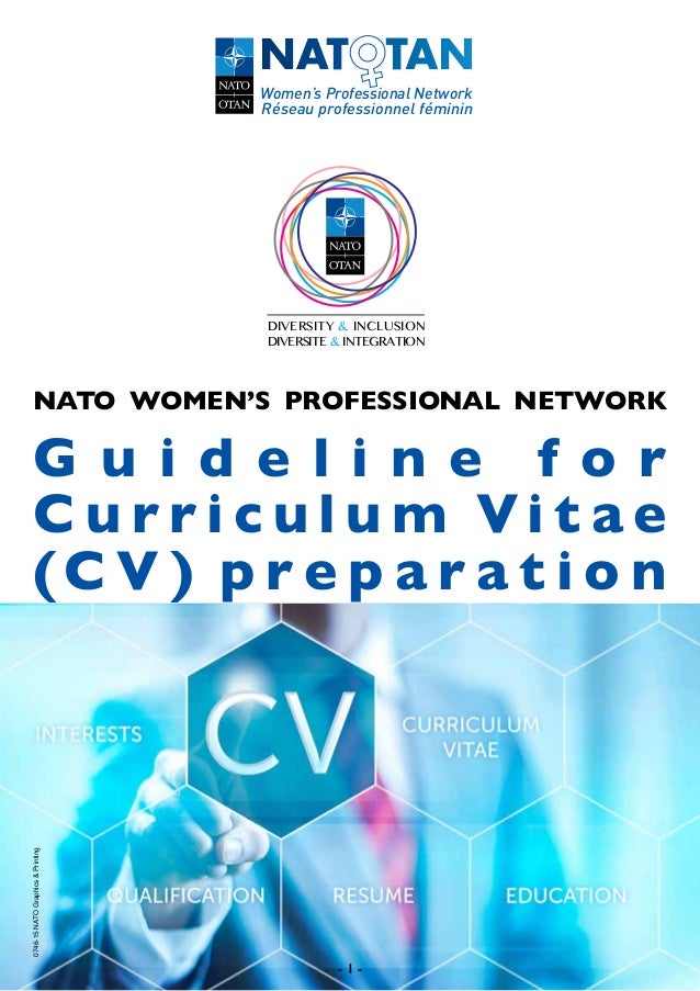 preparation of curriculum vitae