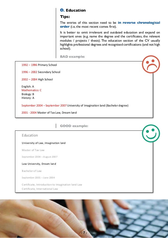 Guidelines for CV Preparation (NATO)