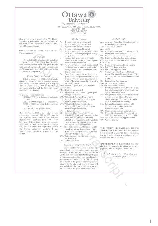 Official Transcript Uottawa | Communiquer avec nous – EOMSY