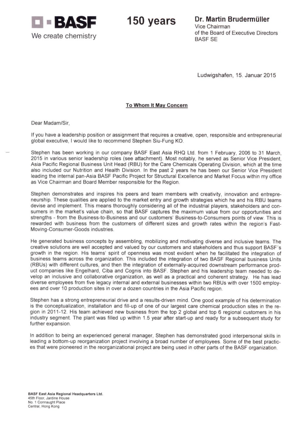 20150204 AP Board Member Recommendation Letter Ko For INSEAD