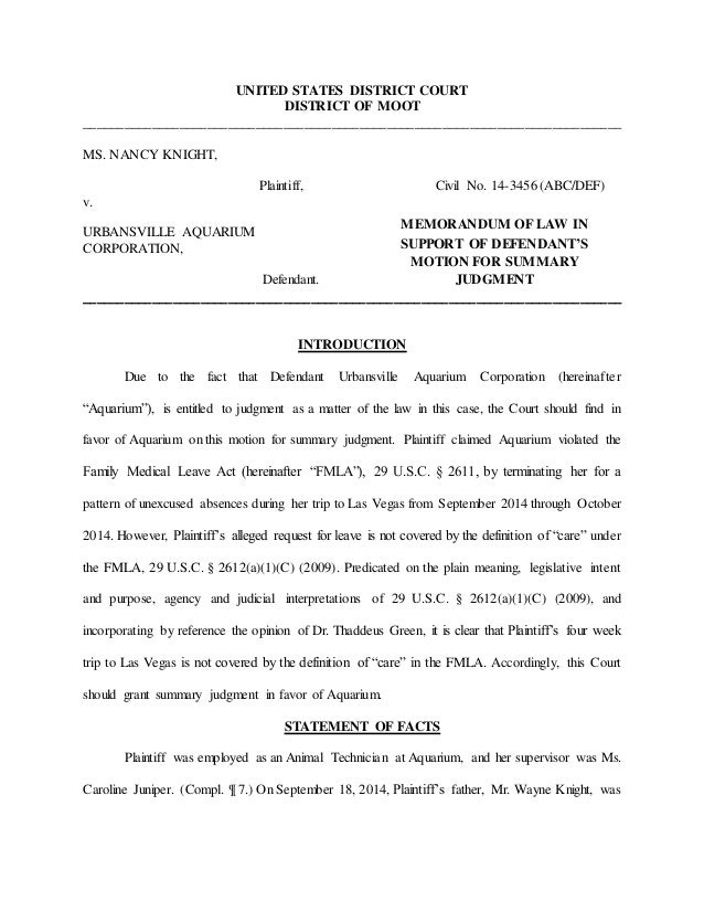sample brief re fmla sample fmla letter from doctor