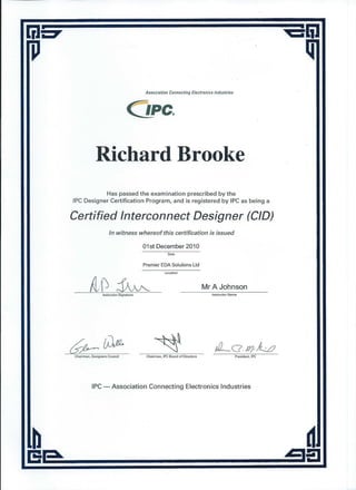 Certificate CID