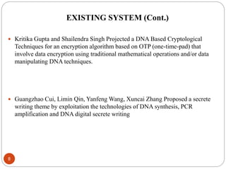 DNA based Cryptography_Final_Review | PPT