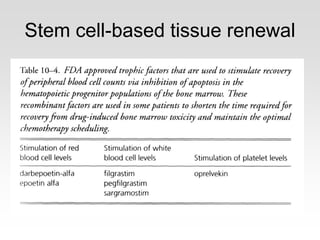 Stem cell-based tissue renewal
 