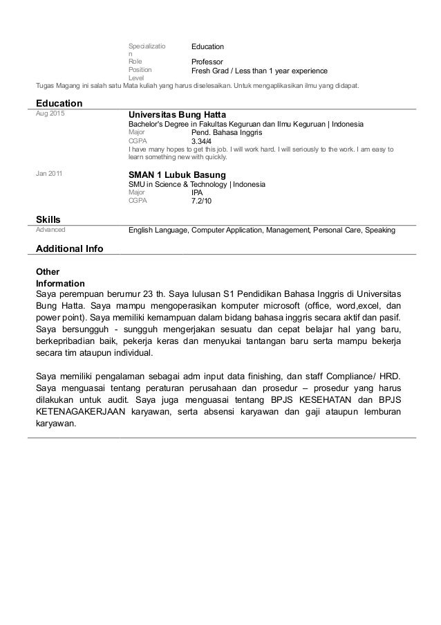 My Cv