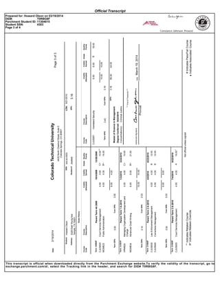 CTU Transcript | PDF