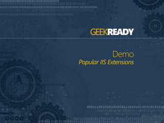 IIS7 For Non IIS PFEs