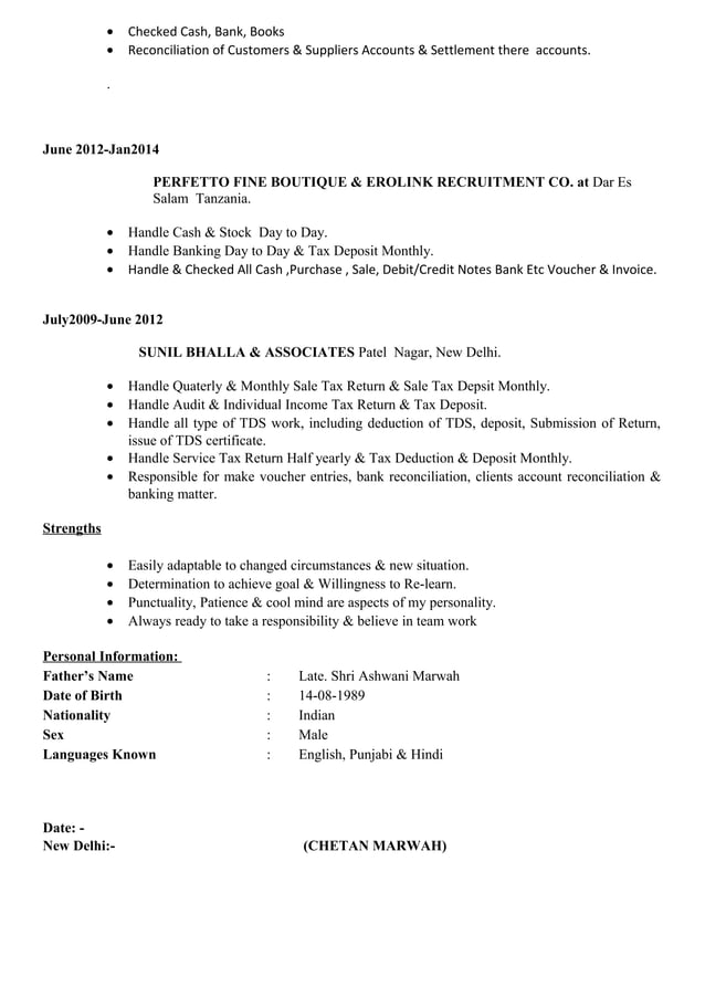 Chetan Resume