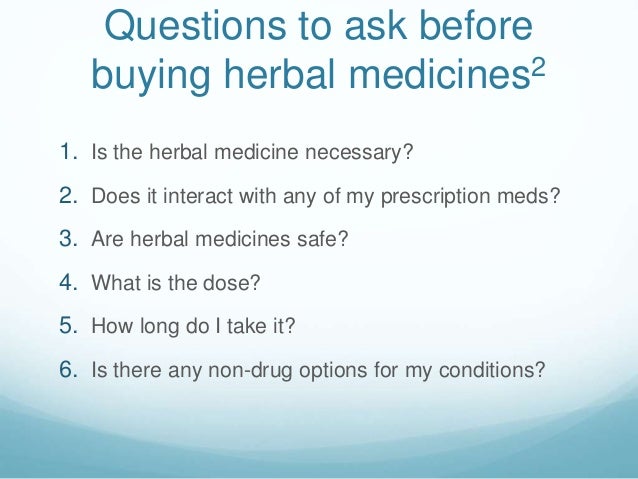 Are herbal drug safe
