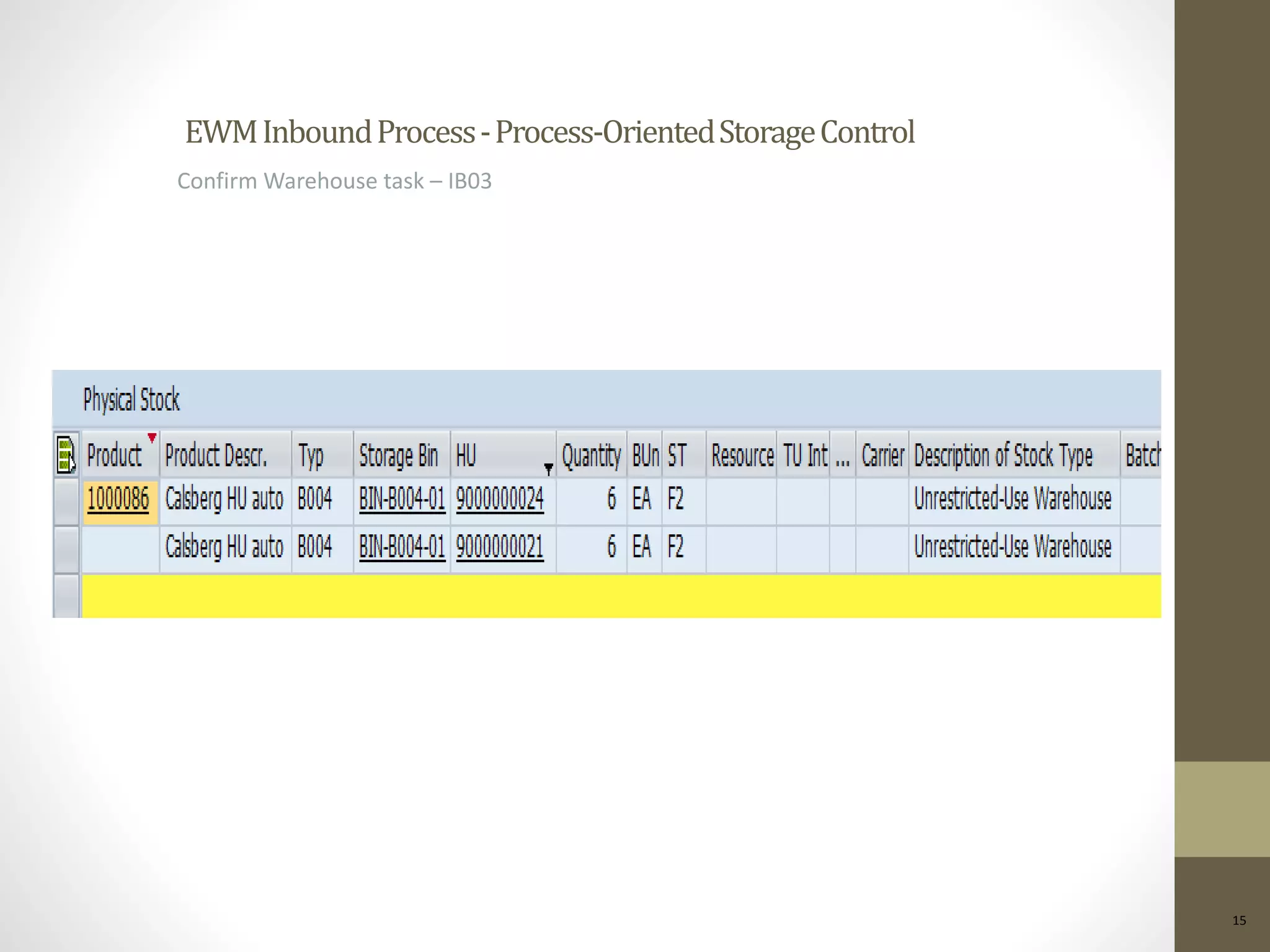 EWM POSC AND WOCR | PPTX