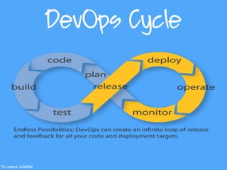 DevOps Cycle
Pic source: CollabNet
 