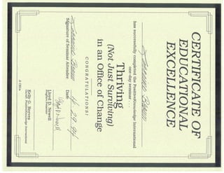 Education and Training