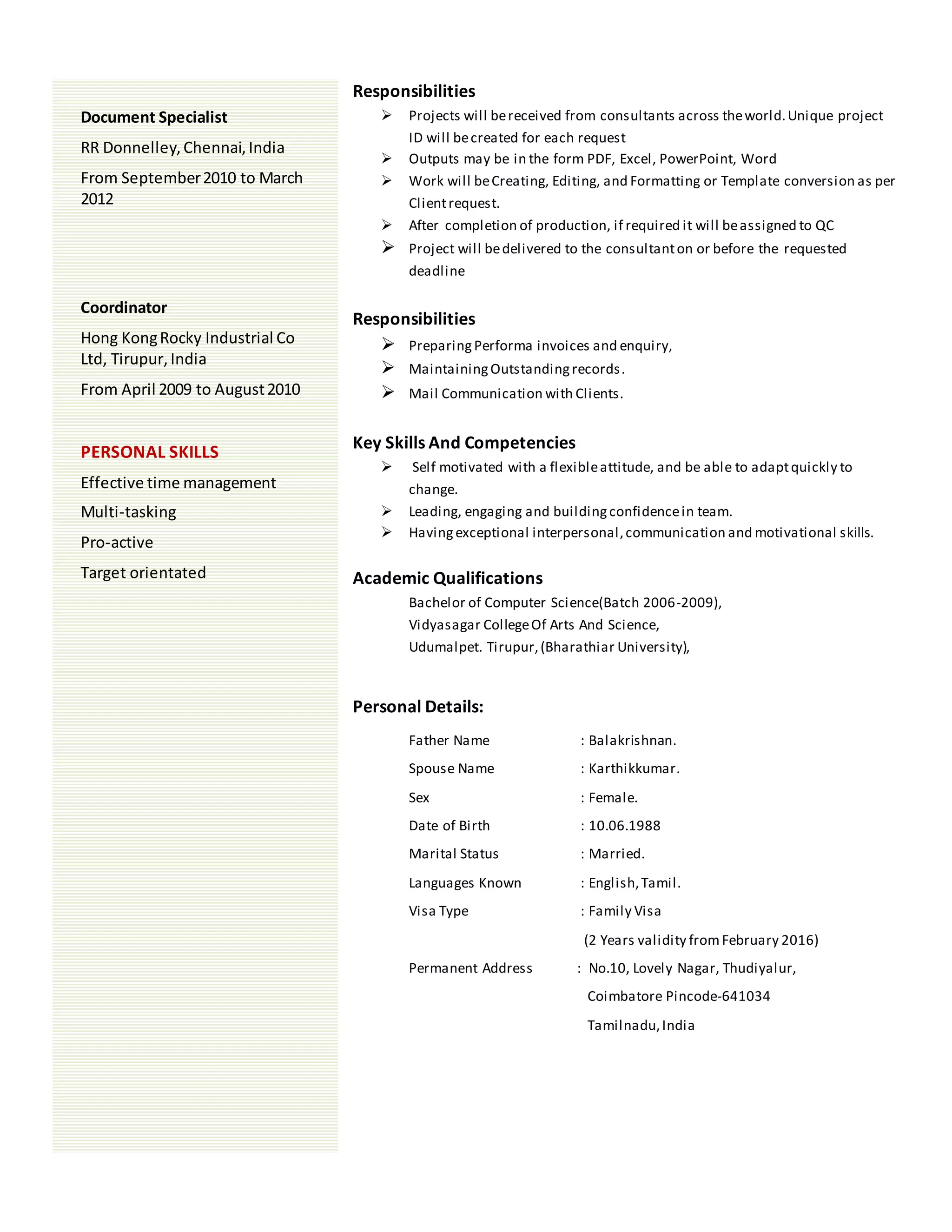 Gokila_Resume | PDF | Free Download