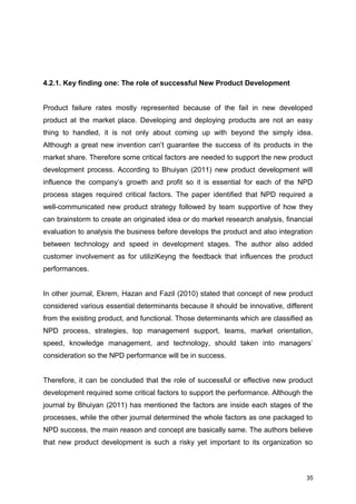 New Product Development Final Paper Example final version dissertation | DOC