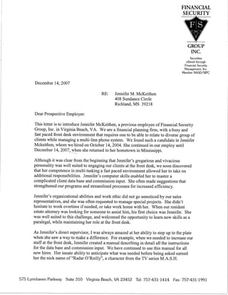 Reference letter from Fern Vazquez 12.14.07