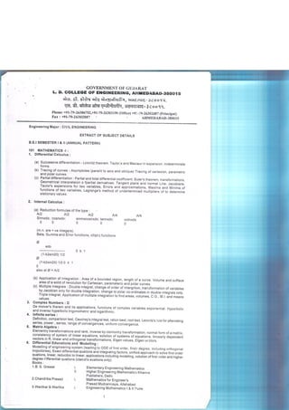 B.E. Civil Transcript_Yogesh Pindoliya | PDF