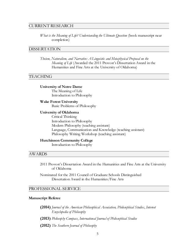 Curriculum Vitae Joshua Seachris With Additional Ed Copy