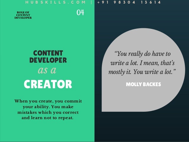 content developer