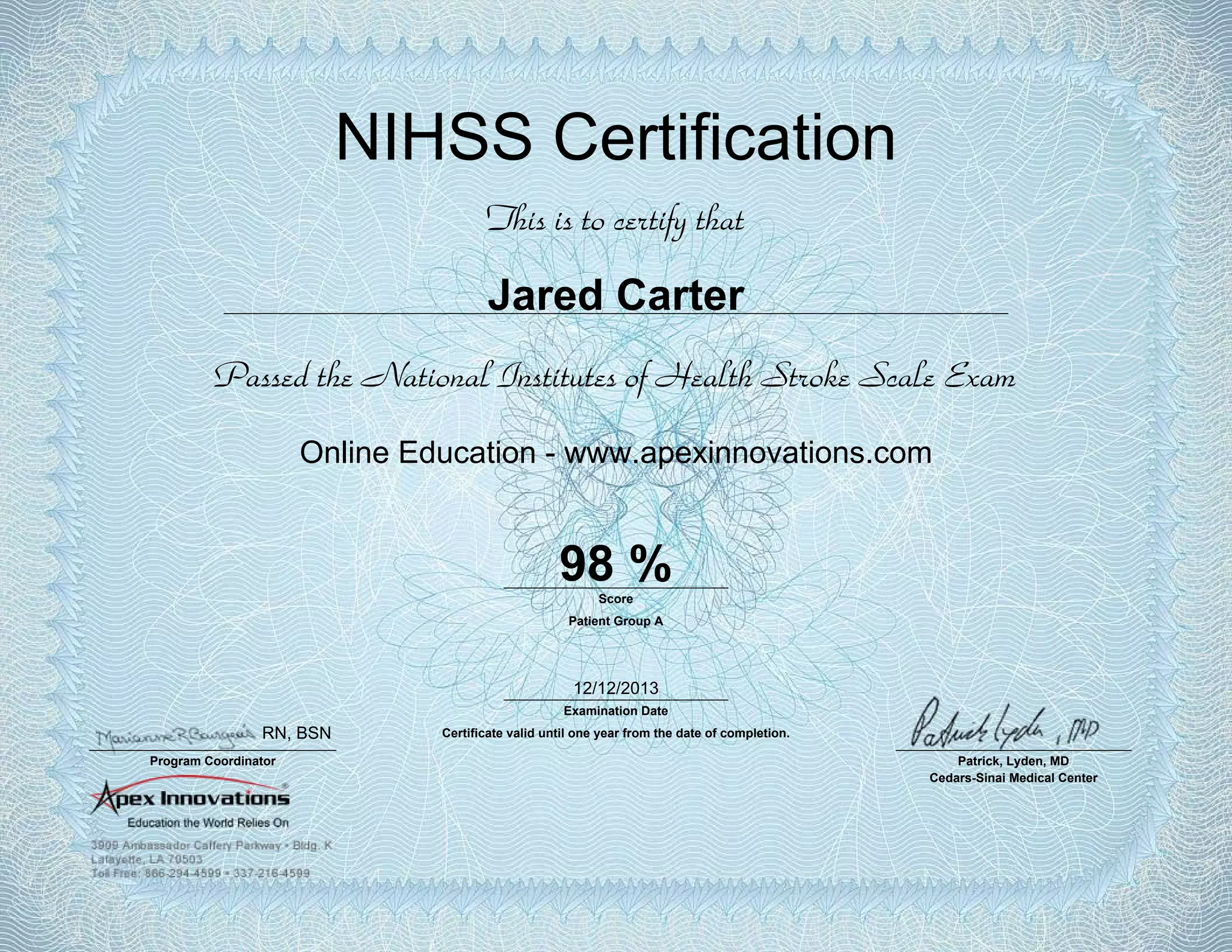 Aha Nihss Certification Online - nabwae6