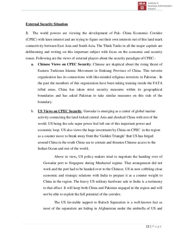 Socio-economic impact of cpec on pakistan picture
