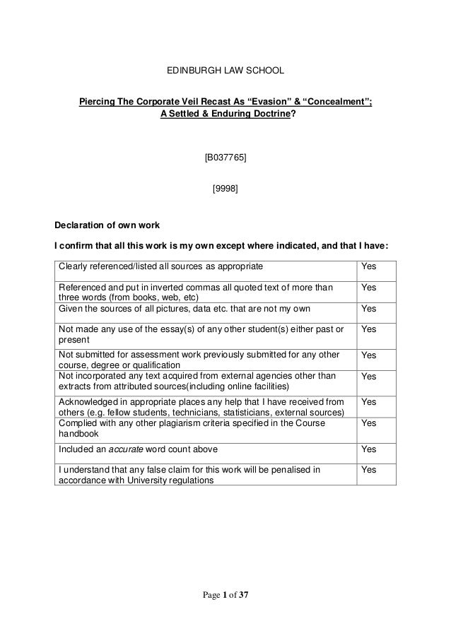 Dissertations in law