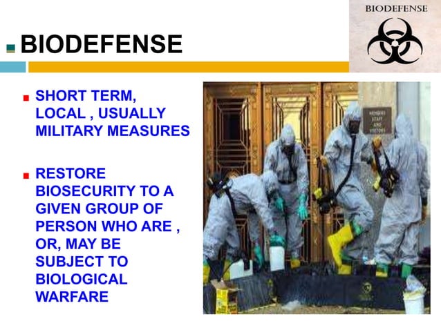 BIOTERRORISM AND BIOWEAPONS | PPTX