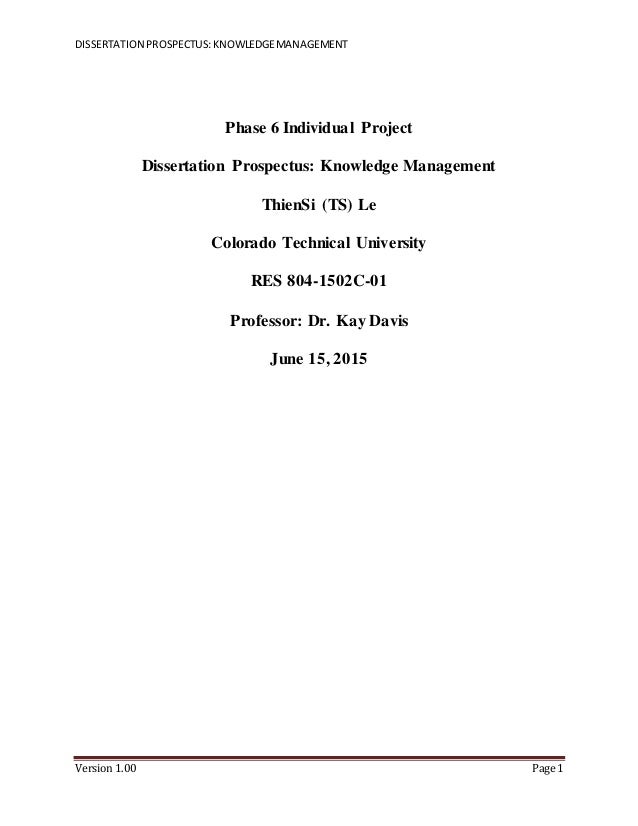 Dissertation prospectus and research - College of Education - Wayne State University