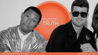 BLURRED LINES: INCUBATORS, ACCELERATORS & COWORKING PHX STARTUP WEEK | FEBRUARY 26, 2016
ONE UNDENIABLE
TRUTH
 